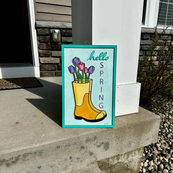 Other - Spring door sign